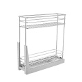 2-Tier Wire Basket Pull Out Storage Baskets